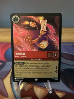 Disney Lorcana - Lumiere Nimble Candelabra 128/204 - Reign of Jafar - Cold Foil - Image 1