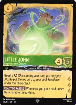 Little John Impermanent Outlaw 92/204 Whispers in the Well Disney Lorcana - Image 1