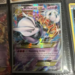 M Mewtwo EX 63/162 BREAKthrough Ultra Rare Full Art Holo 230 HP Pokemon Card - Image 1