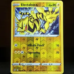 Electabuzz 058/192 LP/NM Reverse Holo Rebel Clash Foil SWSH Pokemon Card 58/192 - Image 1
