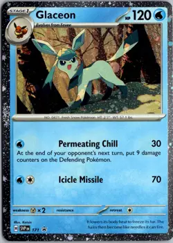 Glaceon - (Cosmos Holo) Holo Promo SV: Scarlet & Violet Promo Cards 171 NM - Image 1