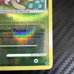 Shuckle 109/132 Reverse Holo Secret Wonders 2007 Pokemon Card LP/MP - Image 5