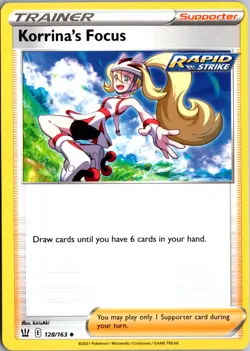 Korrina's Focus Normal Uncommon Prize Pack Series Cards 128/163 LP - Image 1
