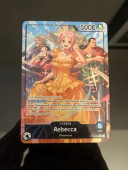 Rebecca (Alt Art) OP15-039 L Adventure on KAMI's Island- ONE PIECE Card ENGLISH - Image 1