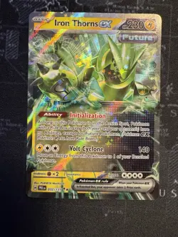 Iron Thorns Ex 032/131 Prismatic Evolutions English Pokemon Card - Image 1