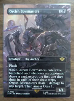 MTG Orcish Bowmasters Borderless Non-Foil from UB: The Lord of the Rings NM - Image 1