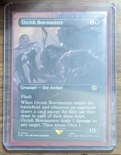 MTG Orcish Bowmasters Borderless Non-Foil from UB: The Lord of the Rings NM - Image 2