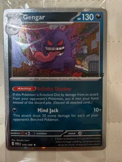 Gengar #050/088 EB Games Promo 2 swirls English SEALED Pokemon TCG Promo Card - Image 1