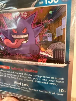 Gengar #050/088 EB Games Promo 2 swirls English SEALED Pokemon TCG Promo Card - Image 2