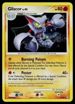 Pokemon Card - Gliscor Legends Awakened 5/146 Holo Rare - Image 1