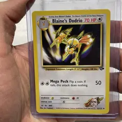 Blaine's Dodrio 32/132 Gym Challenge Uncommon Pokemon NM/MT Vintage Card Pokemon - Image 1