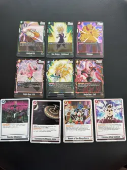 Dragon Ball Super TCG - Bulk Bundle Lot 200+ Cards NM/M (Foils & Commons) - Image 4