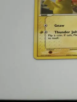 Pikachu 16/17 POP Series 2 Rare Promo Pokemon TCG Card NM 2005 - Image 3