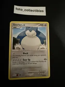 Snorlax 37/130 Pokemon Card TCG Diamond & Pearl 2007 LP-NM - Image 1