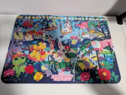 Digimon Card Game Playmat Floral Fun PB-09 USED English USA - Image 1