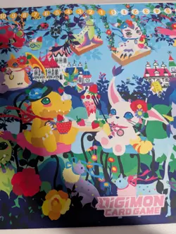 Digimon Card Game Playmat Floral Fun PB-09 USED English USA - Image 4
