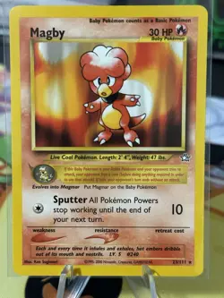 Magby 23/111 Neo Genesis Rare - Pokemon Card - Image 1
