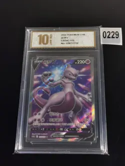 Pokemon Card 2024 S-Chinese Mewtwo V SR cs5ac 135/127-Pyxis gold 10 - Image 1