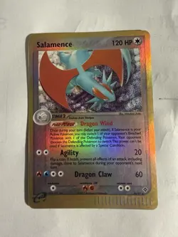 2003 Pokemon SALAMENCE Ex Dragon REVERSE HOLO Foil Rare Card 10/97 e-Reader NM - Image 1