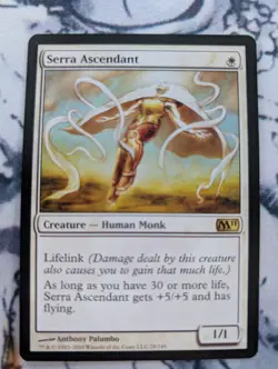 MTG - Serra Ascendant -Magic 2011 M11 - NM - Image 1