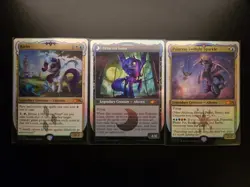 MTG Ponies: The Galloping • Twilight Sparkle, Rarity, and Luna/Nightmare Moon - Image 1