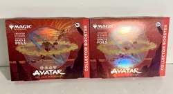 Lot of 2 Magic The Gathering Avatar The Last Airbender Collector Boosters Boxes - Image 1