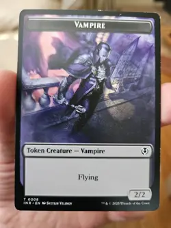 Vampire (0007) Vampire (0008) Double-Sided Token - Innistrad Remastered (INR) - Image 2