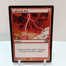 Magic The Gathering Lightning Bolt 149/249 DMG M11 Core Set Damaged - Image 1