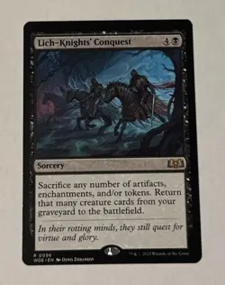 MTG Lich Knights’ Conquest - Wilds of Eldraine NM - Image 1