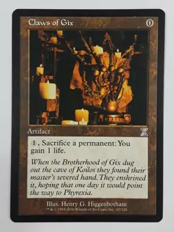 MTG Claws of Gix Timeshifted Regular Special - Image 1