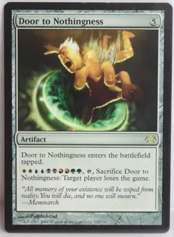 Door to Nothingness [Lightly Played] MTG Artifact {Planechase} - Image 1