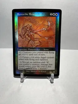 Serra the Benevolent Foil Retro Frame Mythic Secret Lair Magic Fest Promo NM - Image 1