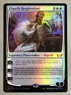 MTG / Elspeth Resplendent / SNC / #11 / FOIL / Mythic / NM - Image 1