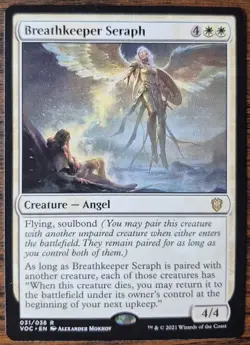 Breathkeeper Seraph Commander: Innistrad: Crimson Vow Regular MTG - Image 1