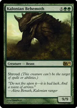 X 1 Kalonian Behemoth NM-M M10 188 MTG Magic The Gathering - Image 1