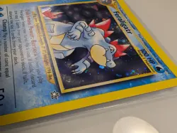 Pokemon Feraligatr Neo Genesis Holo Rare 4/111 100 HP Sugimori 2000 Unlimited - Image 4