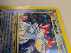 Pokemon Feraligatr Neo Genesis Holo Rare 4/111 100 HP Sugimori 2000 Unlimited - Image 5