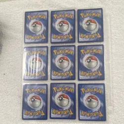 Pokemon TCG 9 Holo Cards Lot Charizard Wooper Archaludon English - Image 2