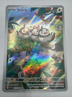 Starly 221/198 Illustration Rare Pokemon SV01: Scarlet & Violet Base Set NM - Image 1