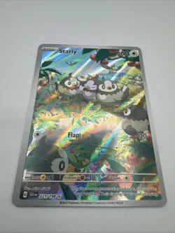 Starly 221/198 Illustration Rare Pokemon SV01: Scarlet & Violet Base Set NM - Image 2