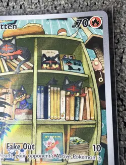 Pokemon TCG Litten Temporal Forces Illustration Rare 167/162 - Image 3