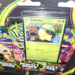Pokemon TCG ME03 Perfect Order 3 Pack Blister Chikorita Sealed New - Image 4