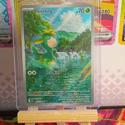 Pokemon TCG Deerling 091/086 SV11W: White Flare Holo Illustration Rare MINT - Image 1