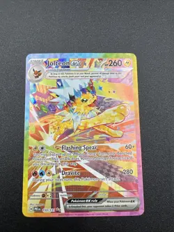 Pokemon Jolteon ex 153/131 Prismatic Evolutions Special Illustration Rare NM - Image 1