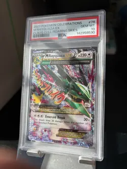 Pokemon Celebrations Classic Collection M Rayquaza EX Holo PSA 10 76/108 2021 - Image 2