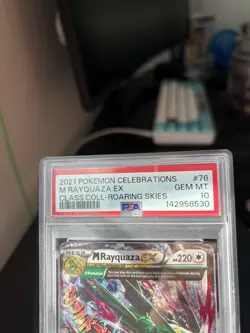 Pokemon Celebrations Classic Collection M Rayquaza EX Holo PSA 10 76/108 2021 - Image 4