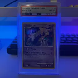 2009 POKEMON PLATINUM #27 GIRATINA PSA 8 - Image 1