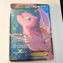 Pokemon Mew EX Ultra Rare Full Art RC24/RC25 Legendary Treasures Holo 2013 - Image 1