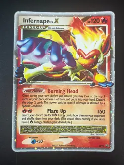 Pokemon TCG Infernape LV.X DP10 Level Up Rare Holo 2007 — English - MP - Image 1
