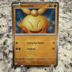 🔥 Pokemon Makuhita 068 MEP Perfect Order Cosmos Holofoil Promo 🔥 - Image 1